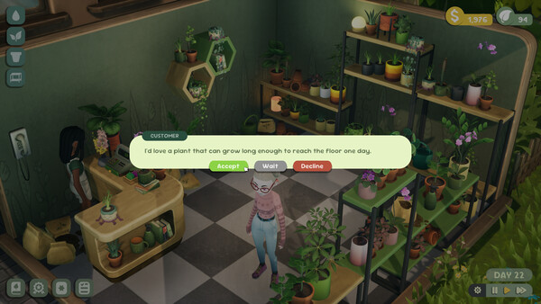 A Leafy Corner customer describes the plant they want